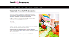 Desktop Screenshot of knoxvilleknifesharpening.com