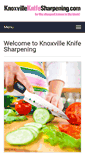 Mobile Screenshot of knoxvilleknifesharpening.com